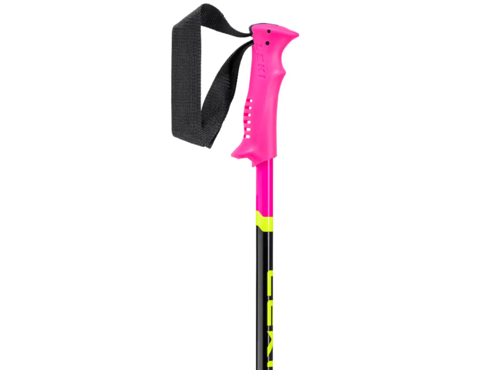 Leki Racing Kids Kinder-Skistöcke Neonpink/schwarz/Neongelb