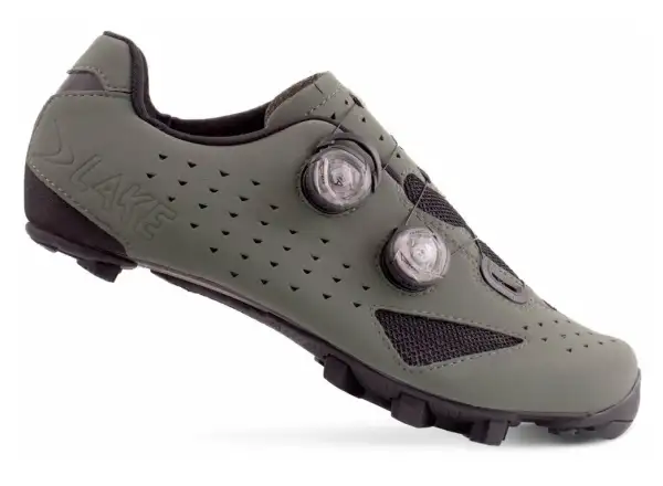 Lake MX238 Gravel Carbon Herren Fahrradschuhe Khaki