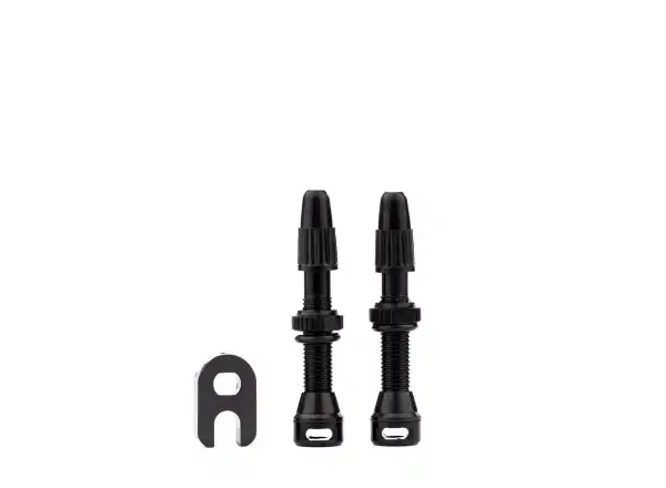 Tune Ventil 35mm Alu UST Ventil 2 Stück Schwarz