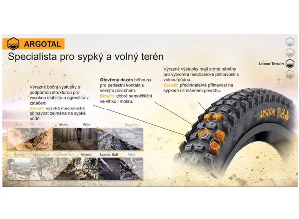 Continental Argotal DH Supersoft 27,5x2,40" TLR E-25 MTB Reifen Kevlar Schwarz 2022
