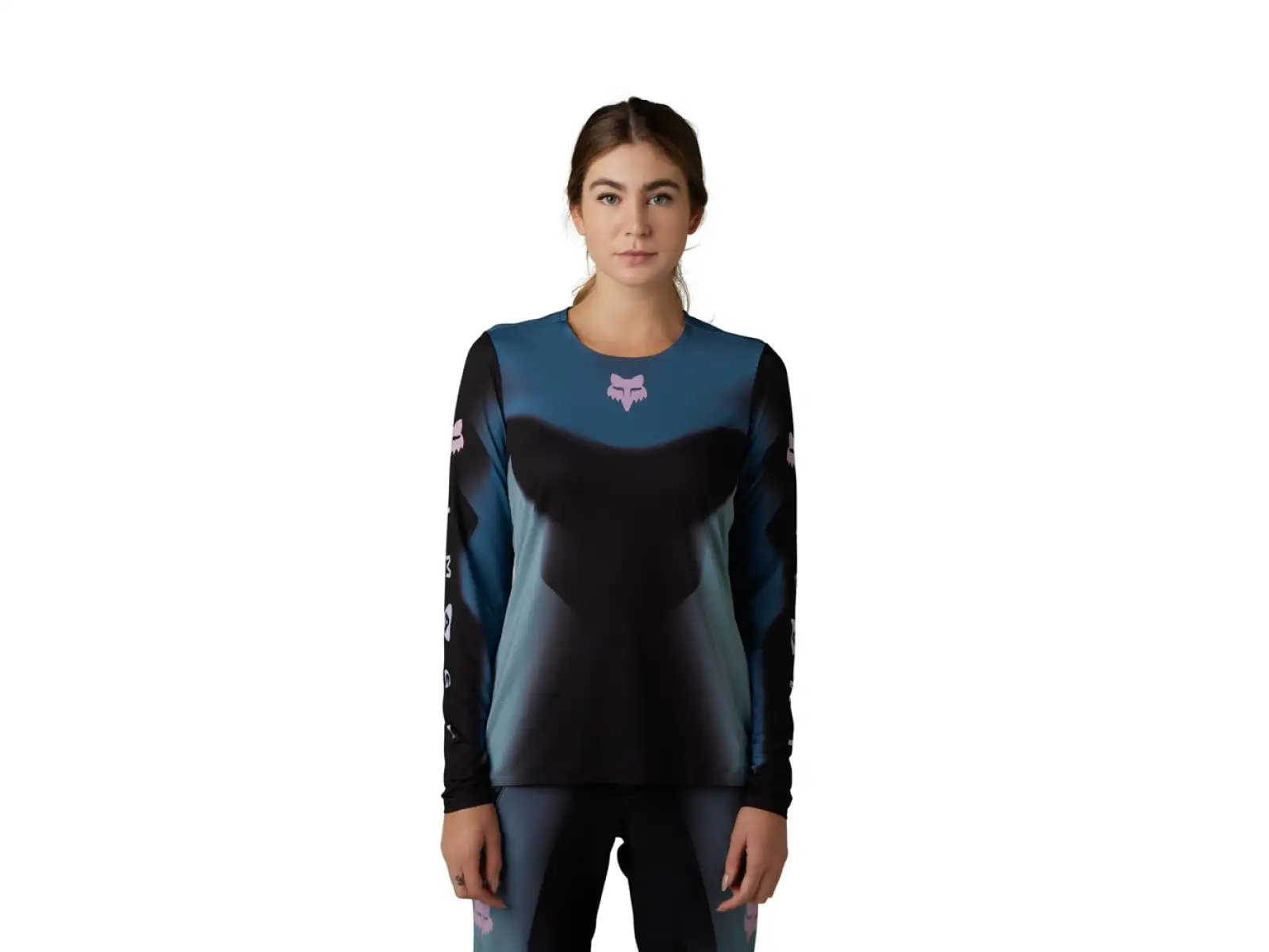 Fox Flexair Ts57 Damen Langarmtrikot Black