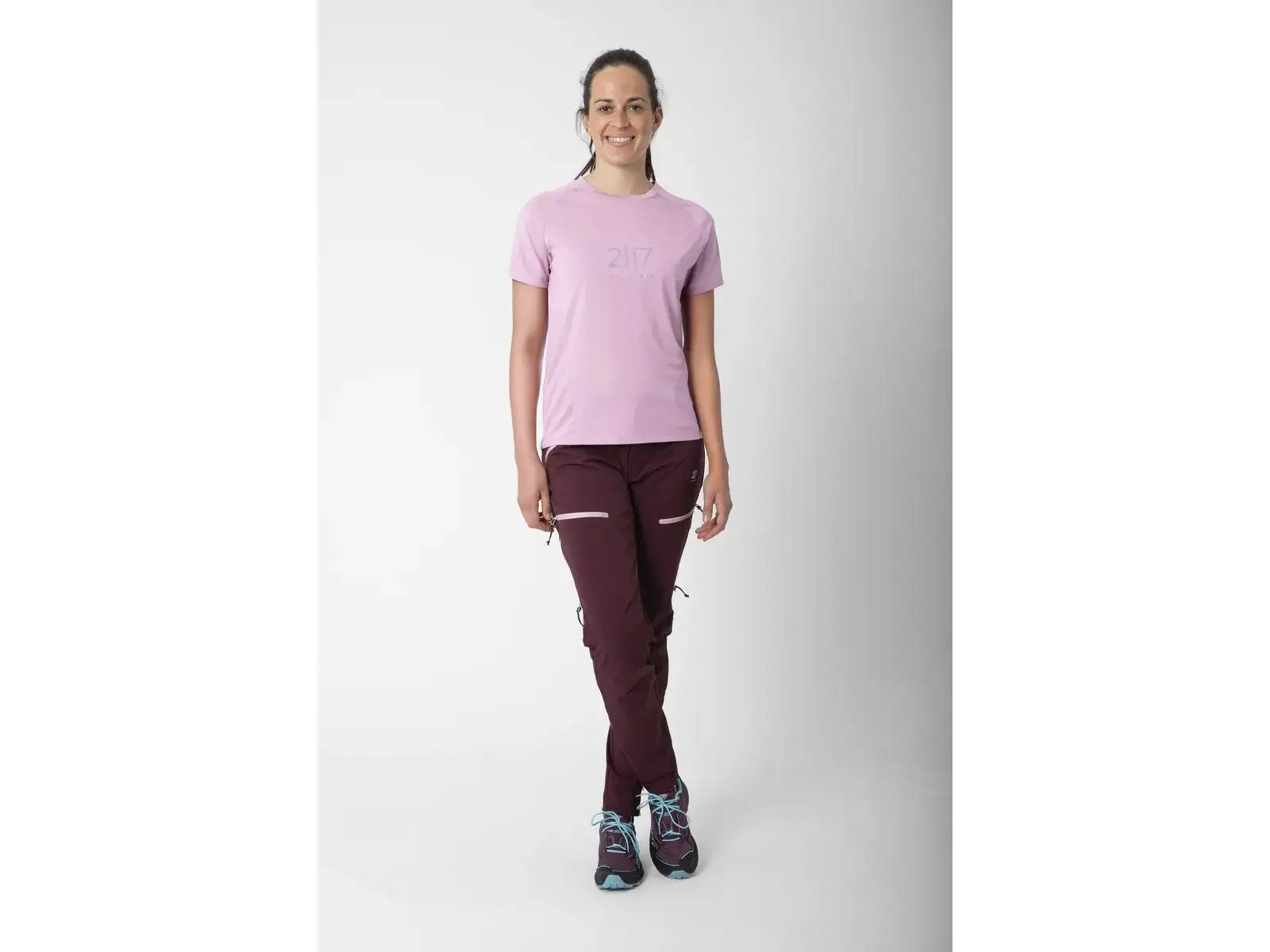 2117 of Sweden Huli Damen-T-Shirt Kurzarm Lavender