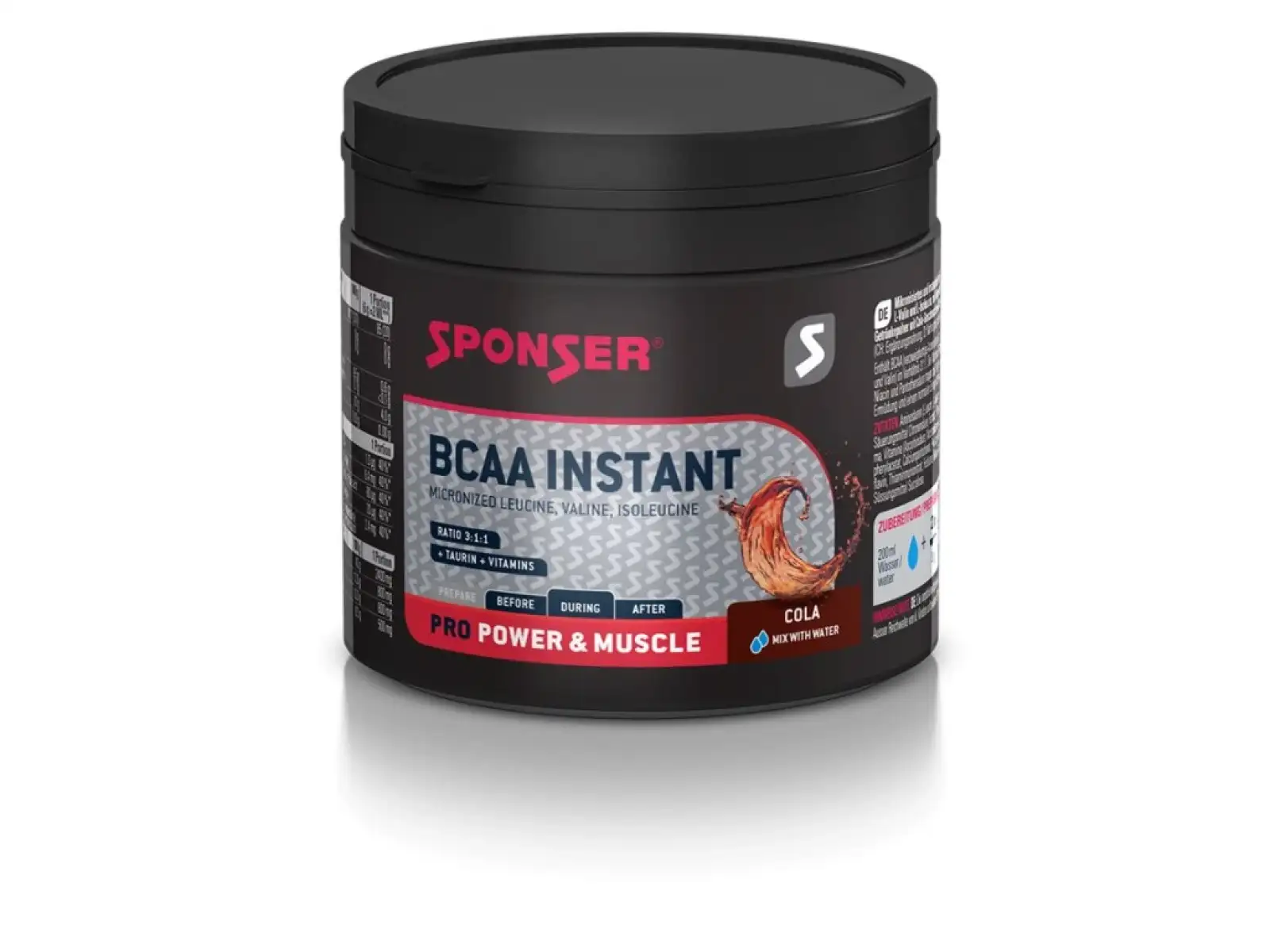 Sponser BCAA Instant 200 g BCAA Pulver Cola