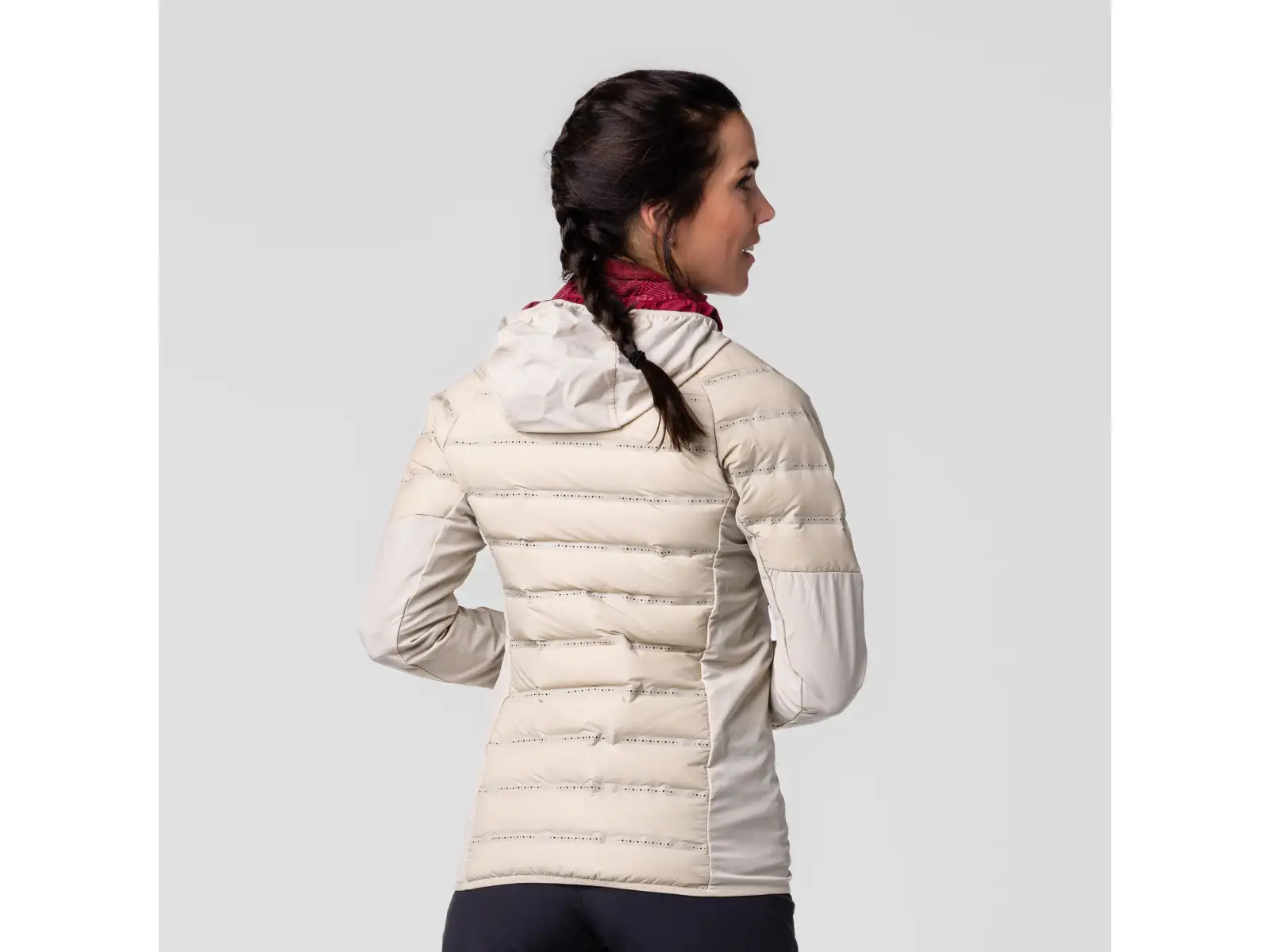 Salewa Agner Hybrid RDS DWN Damenjacke Haferflocken