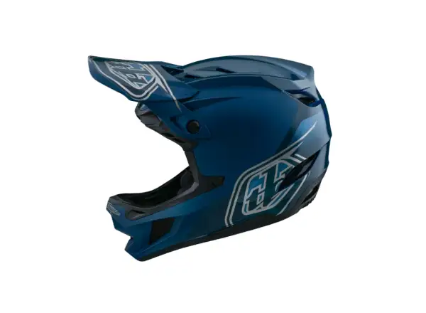 Troy Lee Designs D4 Polyacralite Mips Helm Shadow Blue