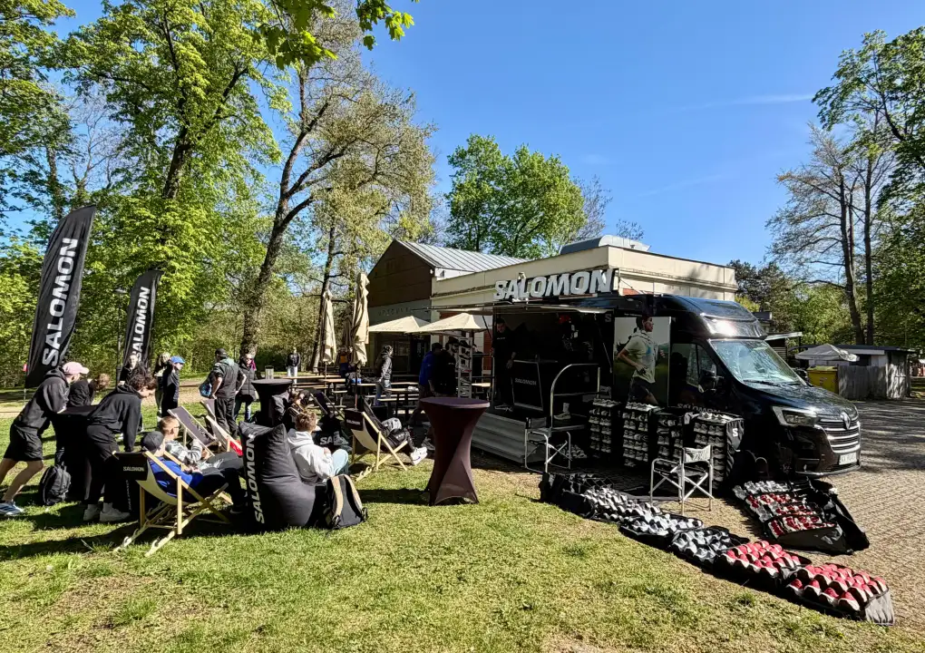 Schulung in Verbindung mit dem Testen der Laufneuheiten von Salomon