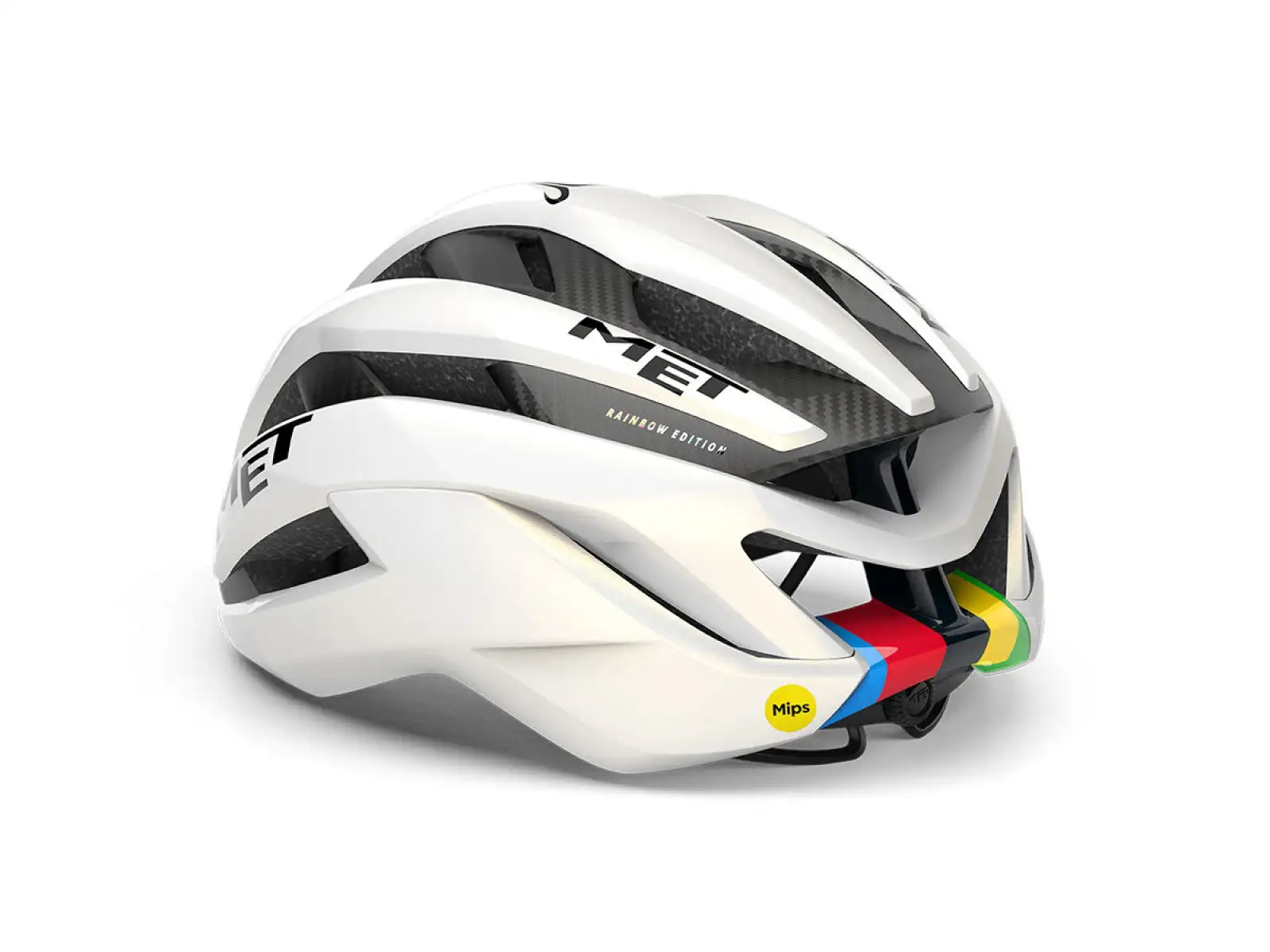 MET Trenta 3K Carbon Rennradhelm Rainbow Limited Edition