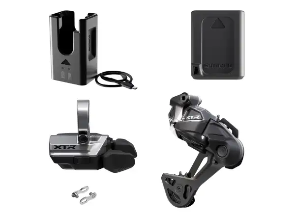 Shimano XTR RD-M9250-SGS, SW-M9250-R, BT-DN320, EC-DN100, SM-CN910-12 Upgrade-Set