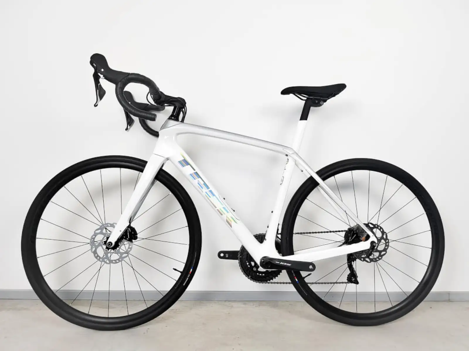Trek Domane SL 5 Rennrad Weiß/Quicksilver