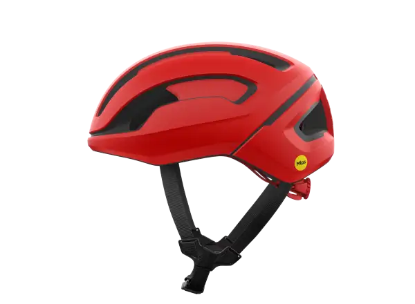 POC Omne Air MIPS Rennradhelm Prismane Red Matt