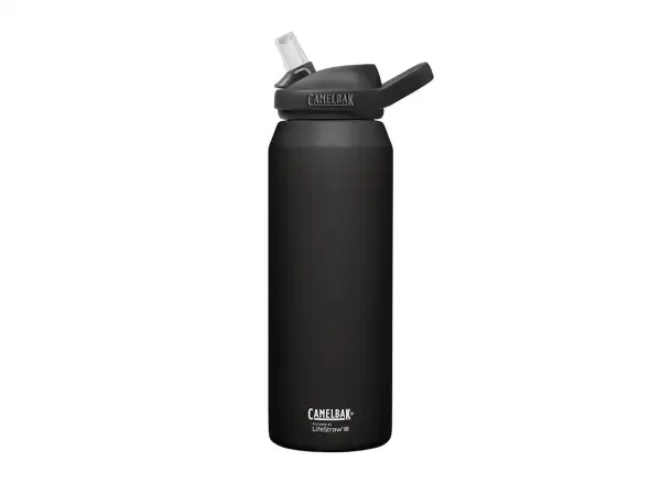 Camelbak Eddy+ Vakuum Edelstahlflasche 1 l LifeStraw Schwarz