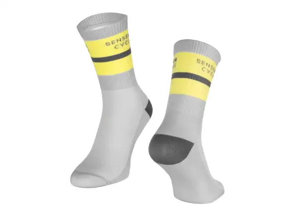 Force Stripe Radsocken grau