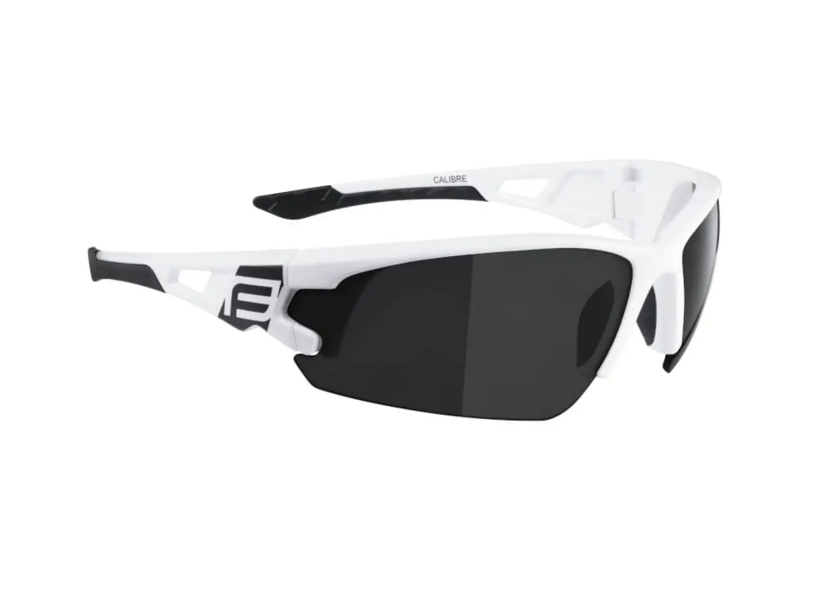 Force Calibre Fahrradbrille weiß/schwarze Gläser