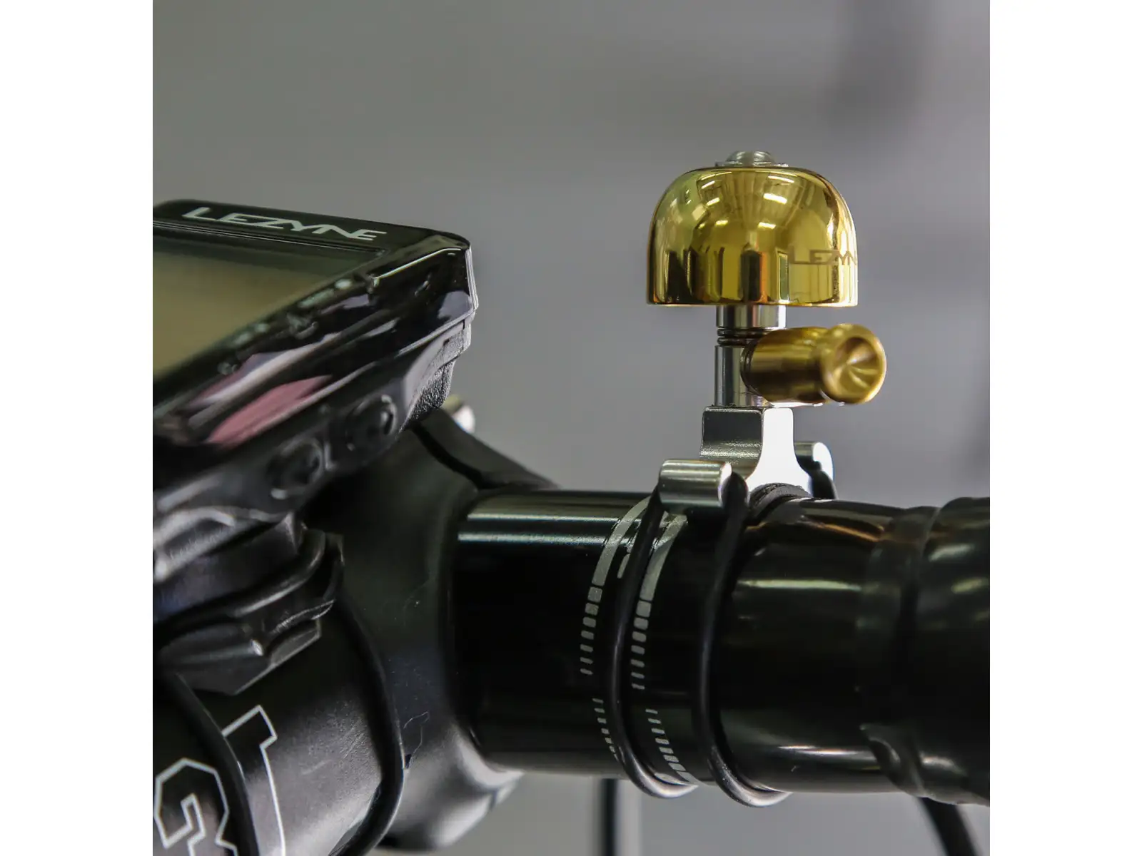 Lezyne Classic Messing Glocke Small gold/schwarz