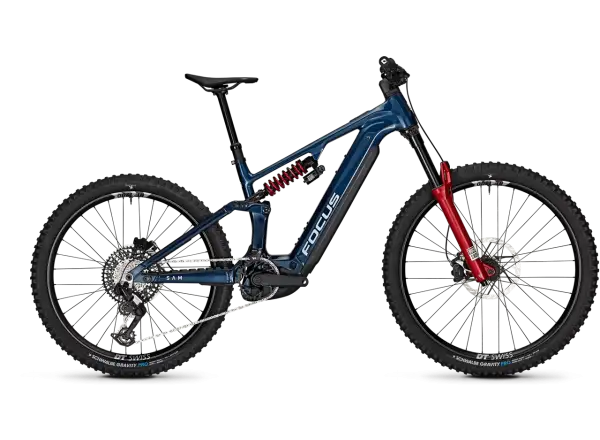 Focus SAM 9 800Wh vollgefedertes E-Bike Azurblue / Sydneyblue