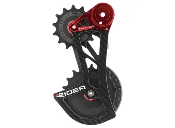 Ridea Oversize M3 Carbon 11-Gang Schaltwerkskäfig 14/18 Z Schwarz
