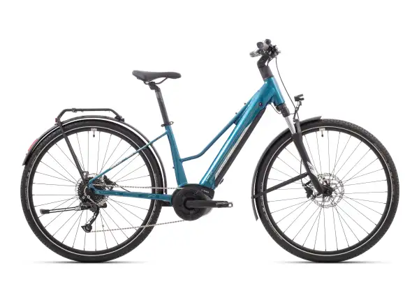 Superior eXR 6050 BL Touren-Trekking E-Bike Gloss Petrol/Chrome Silver