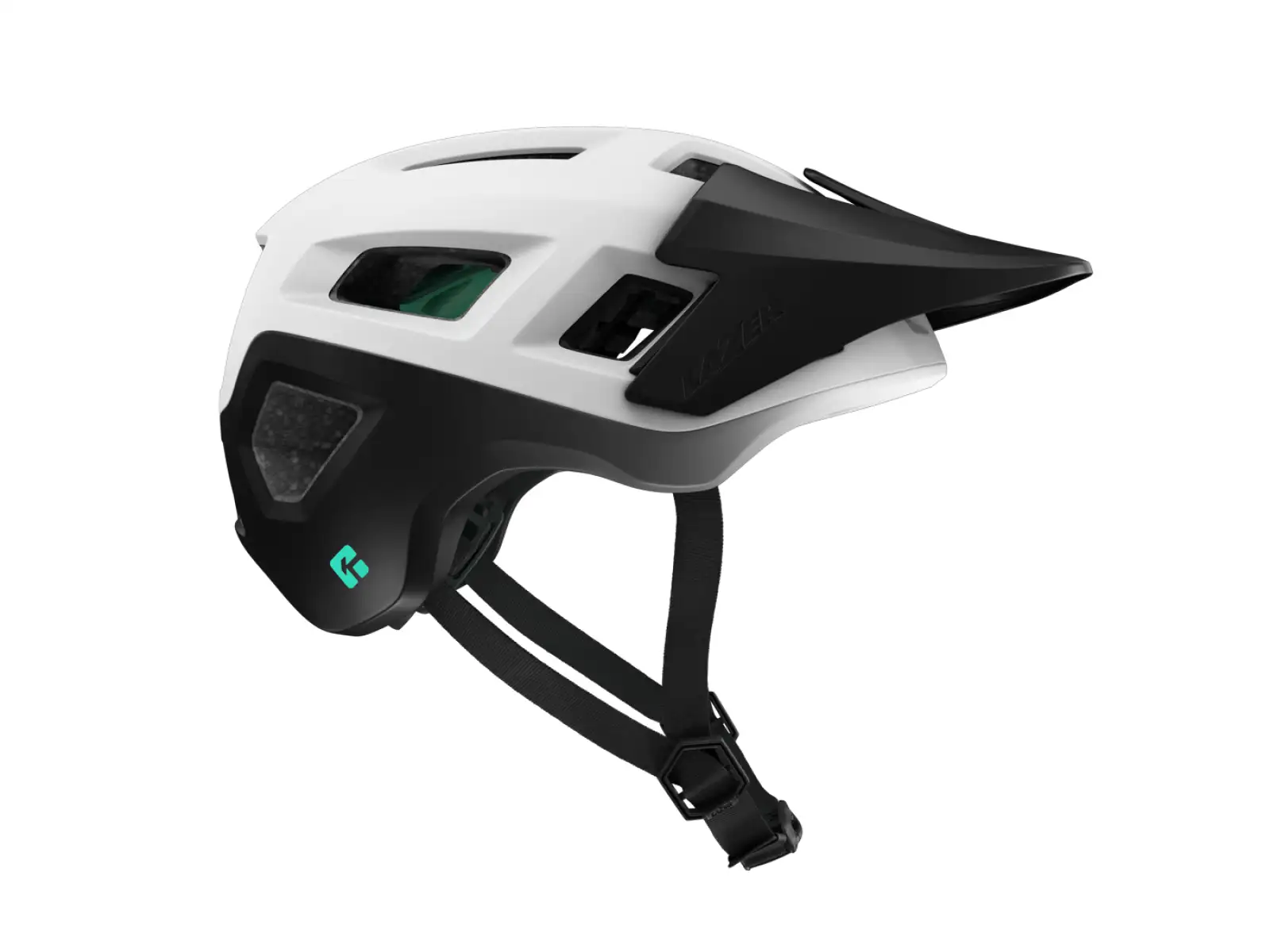 Lazer Coyote KinetiCore Helm Weiß/Schwarz