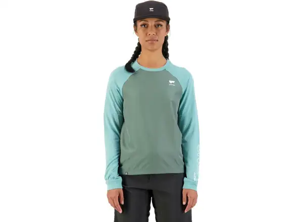 Mons Royale Tarn Merino Shift Wind Damen Langarmshirt salbei/verbrannter salbei