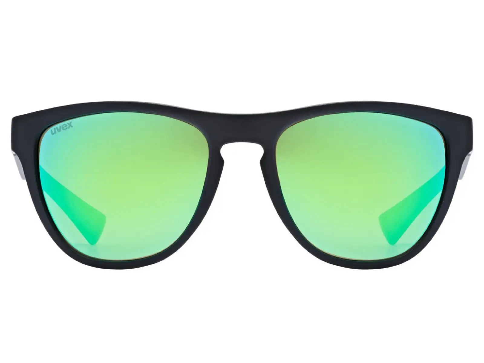 Uvex ESNTL Spirit Brille Black Matt/Mirror Green