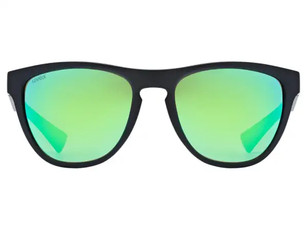 Uvex ESNTL Spirit Brille Black Matt/Mirror Green