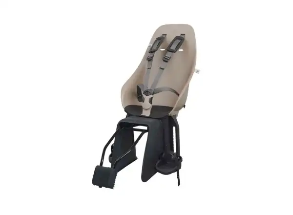 Urban Iki Kindersitz mit Adapter und Gepäckträger SET Inaho Beige/Bincho Schwarz