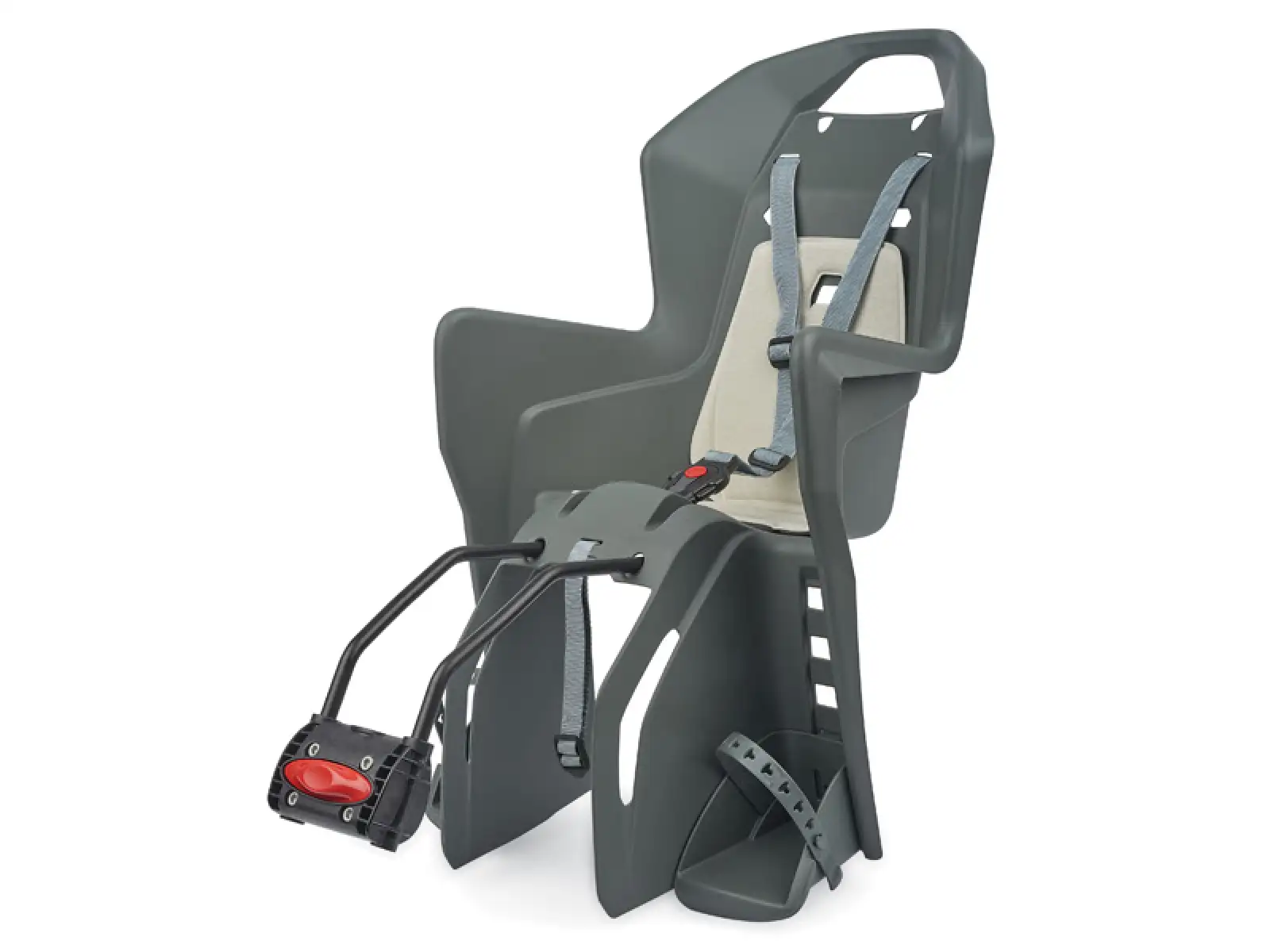 Polisport Koolah Kindersitz dunkelgrau-creme