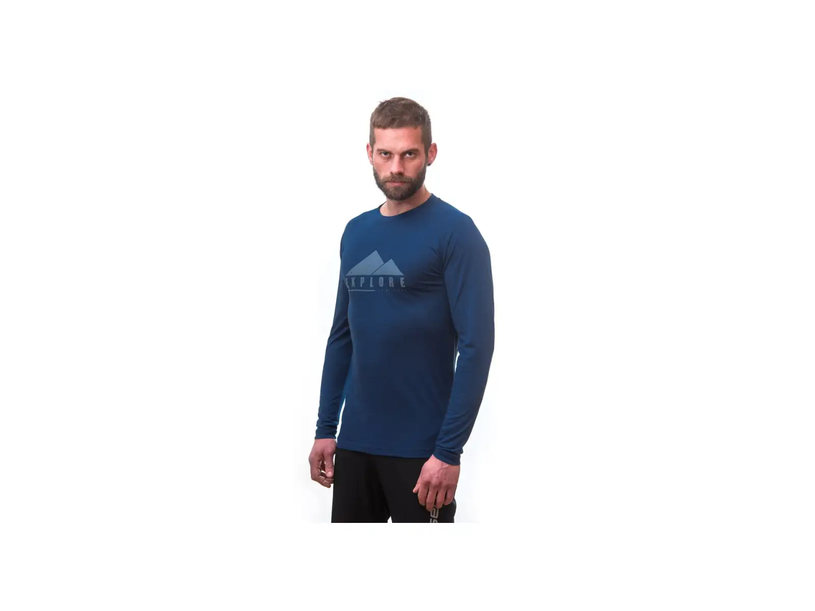 Sensor Merino Air PT Explore Herren Langarmshirt navy