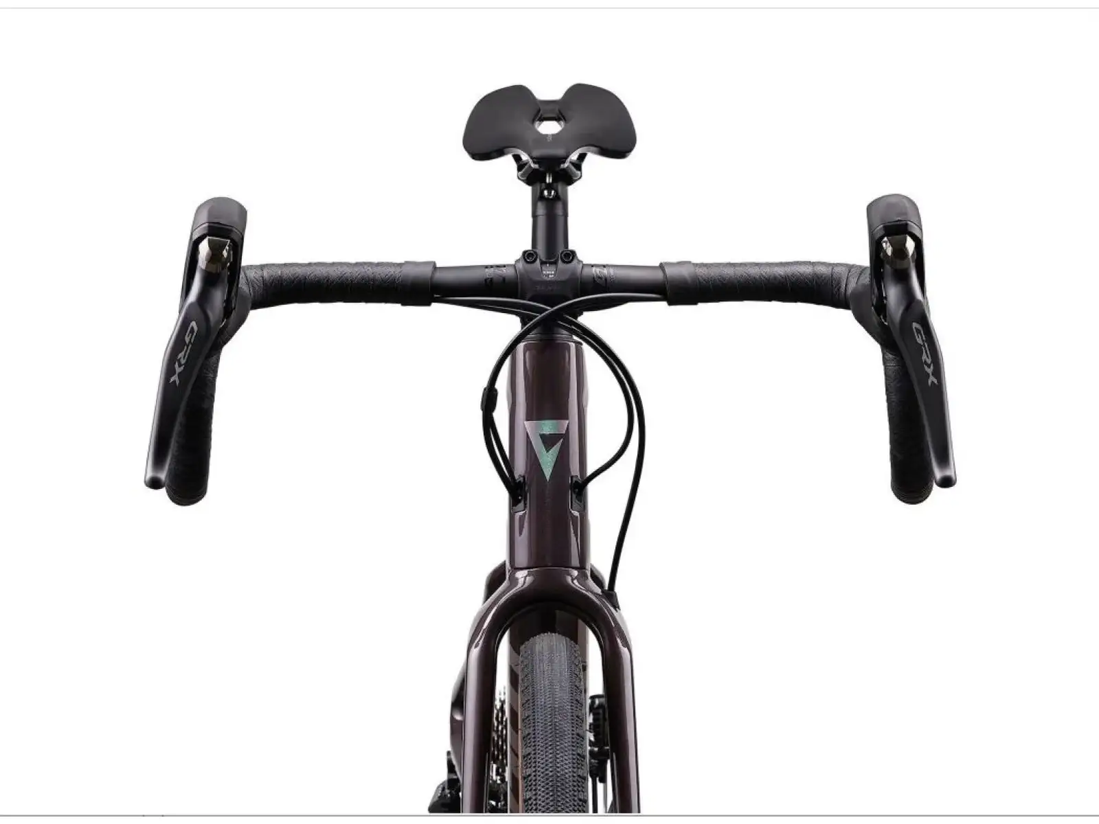 Giant Revolt Advanced 0 Gravel-Bike in Holzkohlen-Pflaume