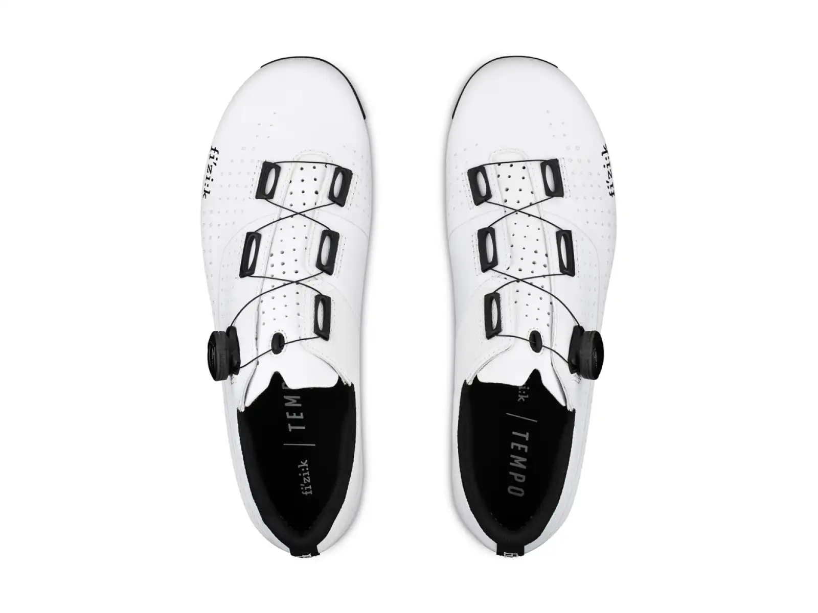 Fizik Tempo Overcurve R4 Wide Rennrad Herrenradschuhe White/Black