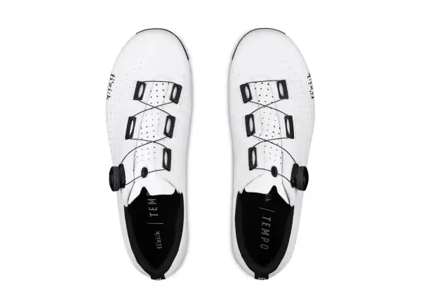 Fizik Tempo Overcurve R4 Wide Rennrad Herrenradschuhe White/Black