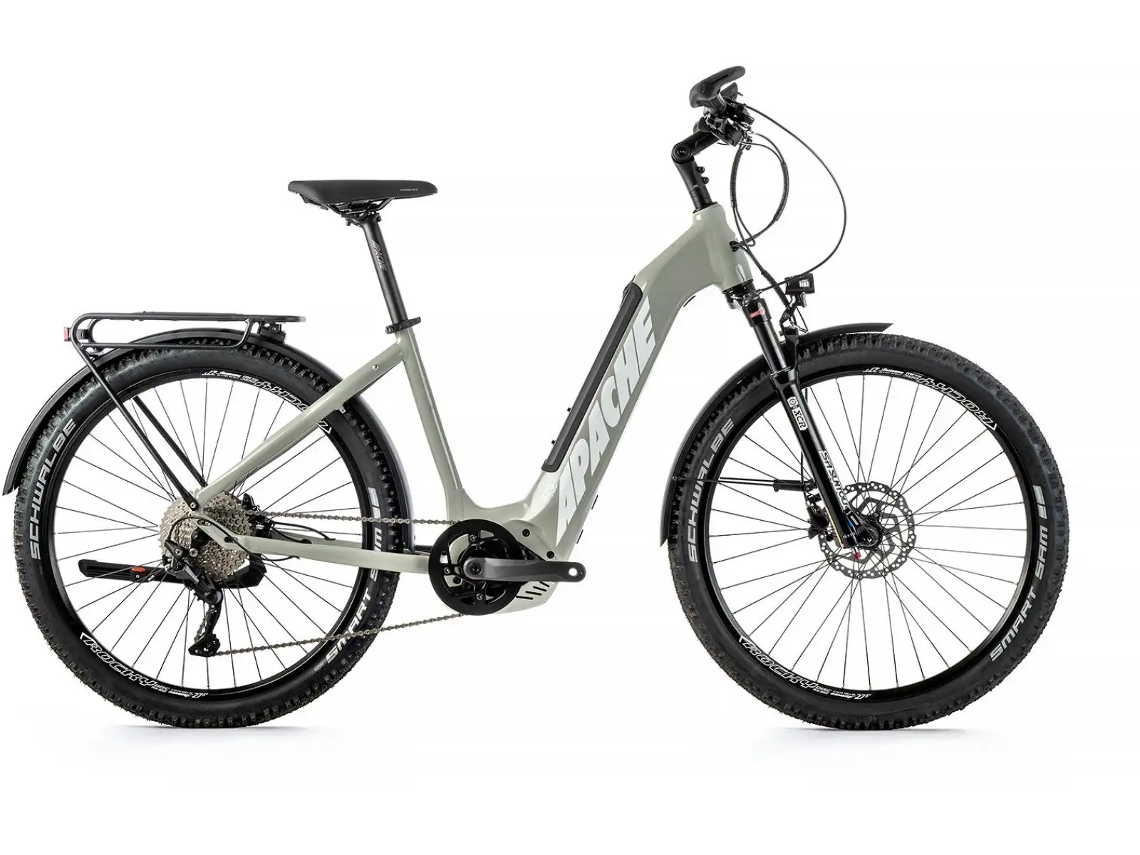 Apache Rio Grande Tour E-Reiserad (Bosch CX 625 Wh) Grau