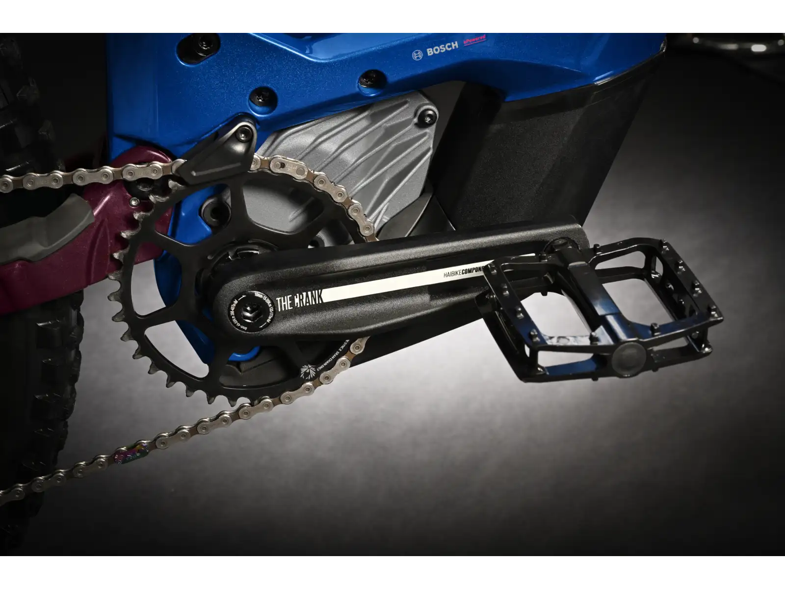 Haibike Hybe 11 Blau/Magenta/Rosa vollgefedertes Elektrofahrrad