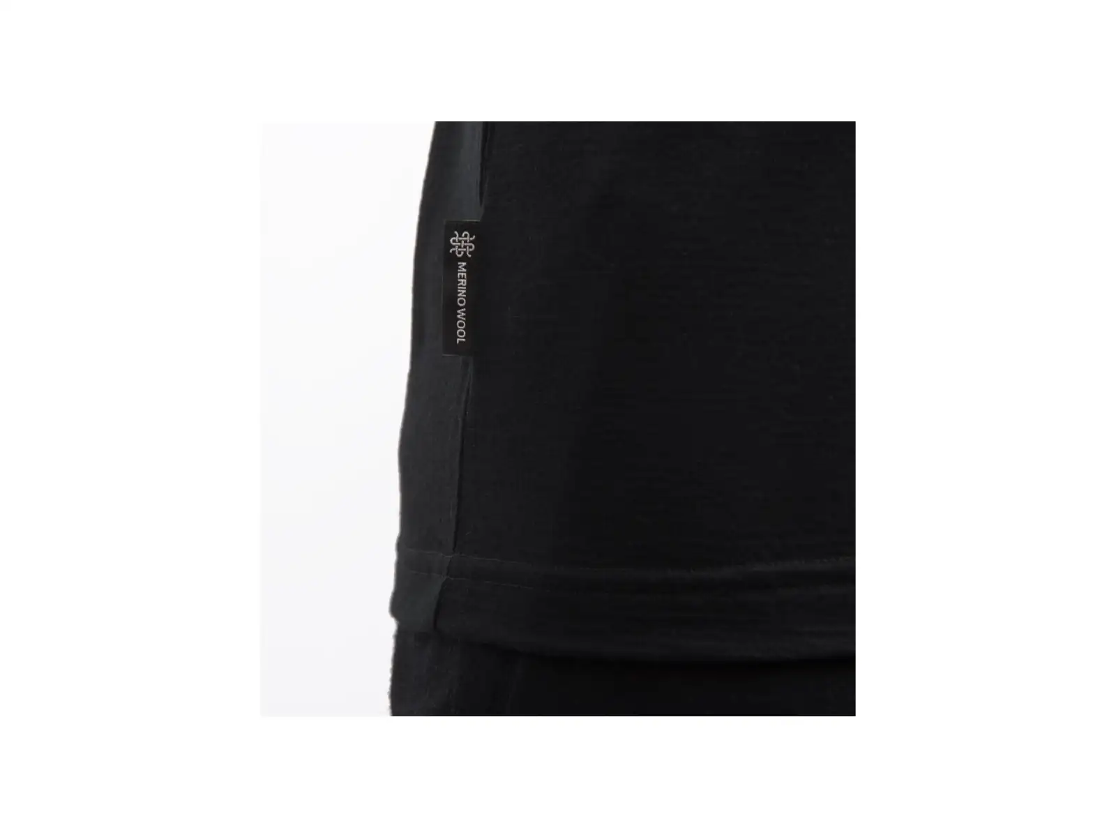 Sensor Merino Active No Logo Herren T-Shirt Kurzarm Schwarz