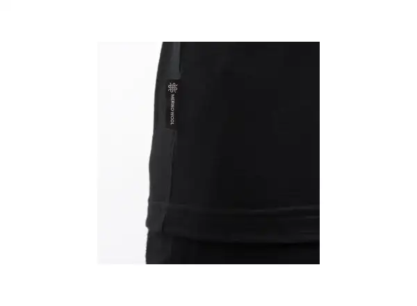 Sensor Merino Active No Logo Herren T-Shirt Kurzarm Schwarz