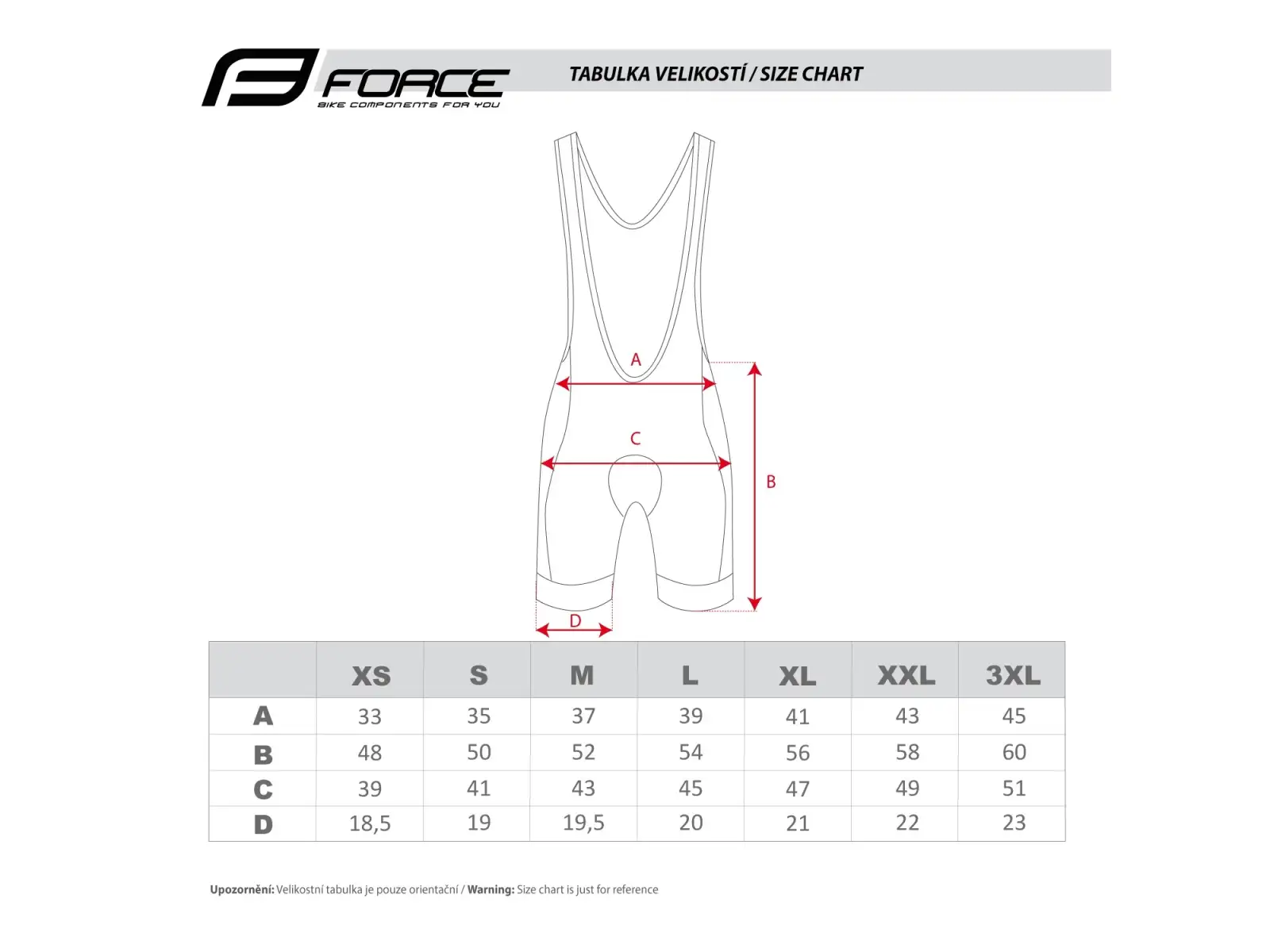Force B51 Herren Shorts mit Latz und Polsterung Schwarz/Weiß