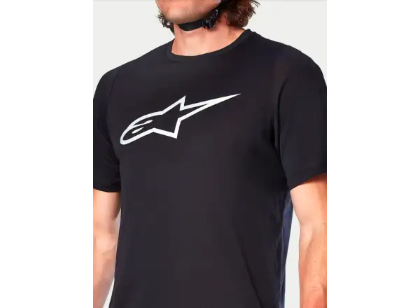Alpinestars A-Dura Dri Oscar Herrentrikot Kurzarm Black Reflektierend