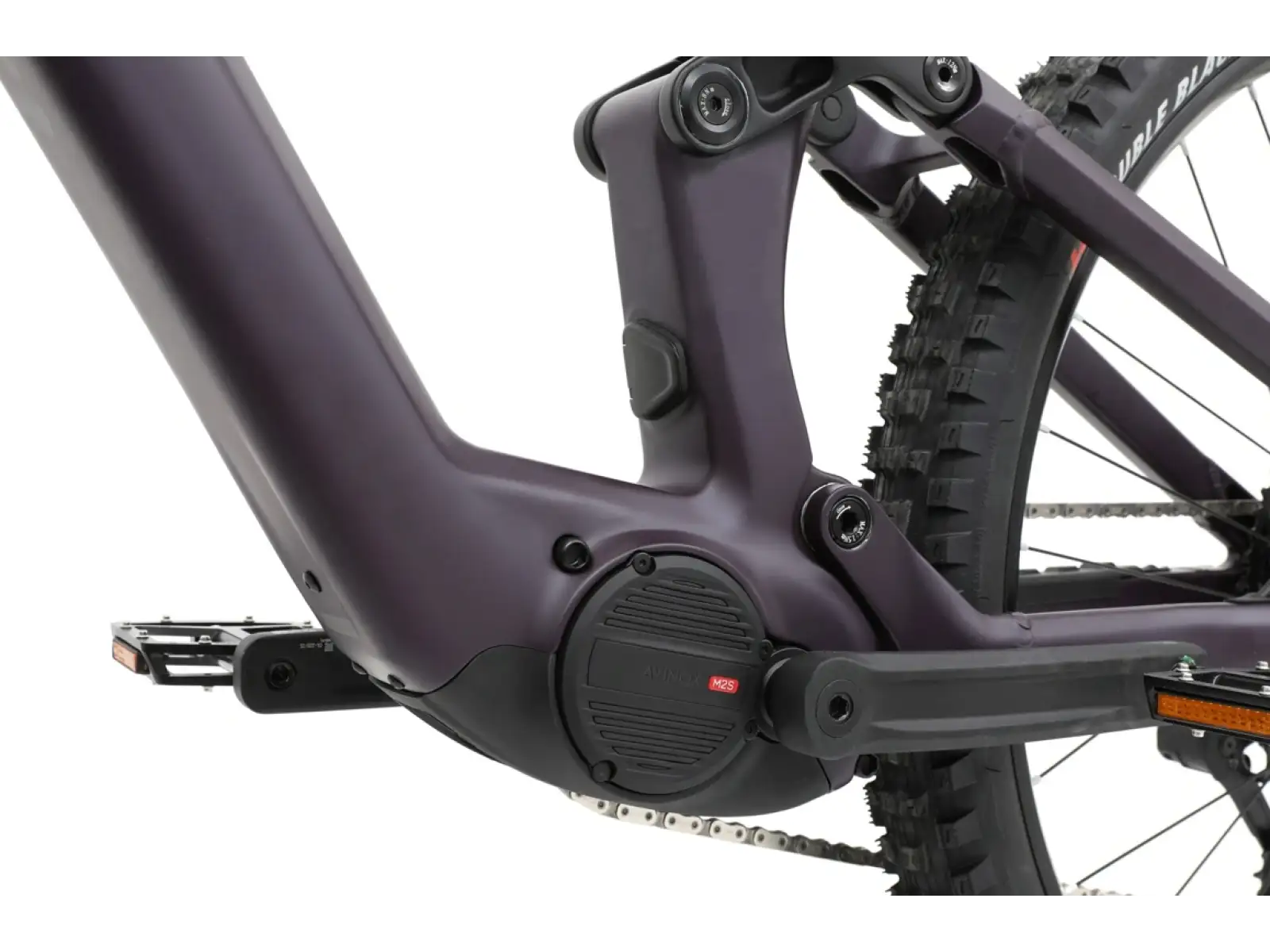 Apache Eagle 2 Avinox 800 Wh violett vollgefedertes Elektrofahrrad@Gr. S
