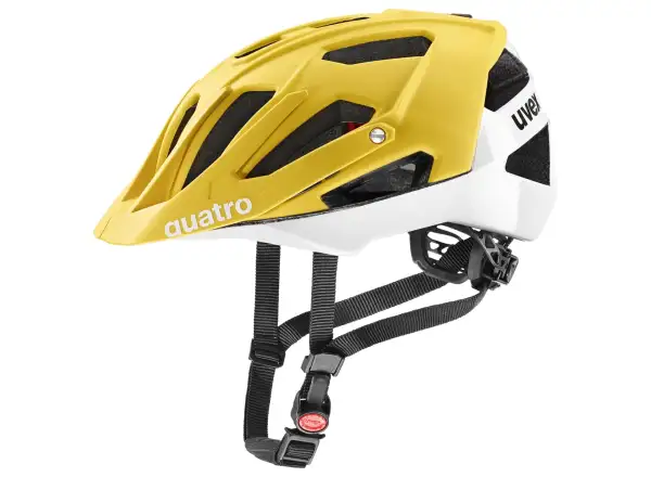 Uvex Quatro CC Helm Sunbee/White Matt
