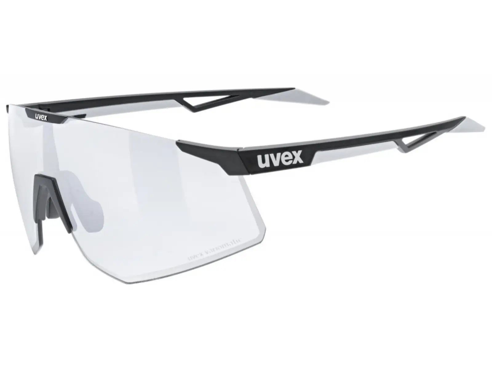 Die Uvex Pace Perform S Variomatic Brille Black Matt/LTM. Silver