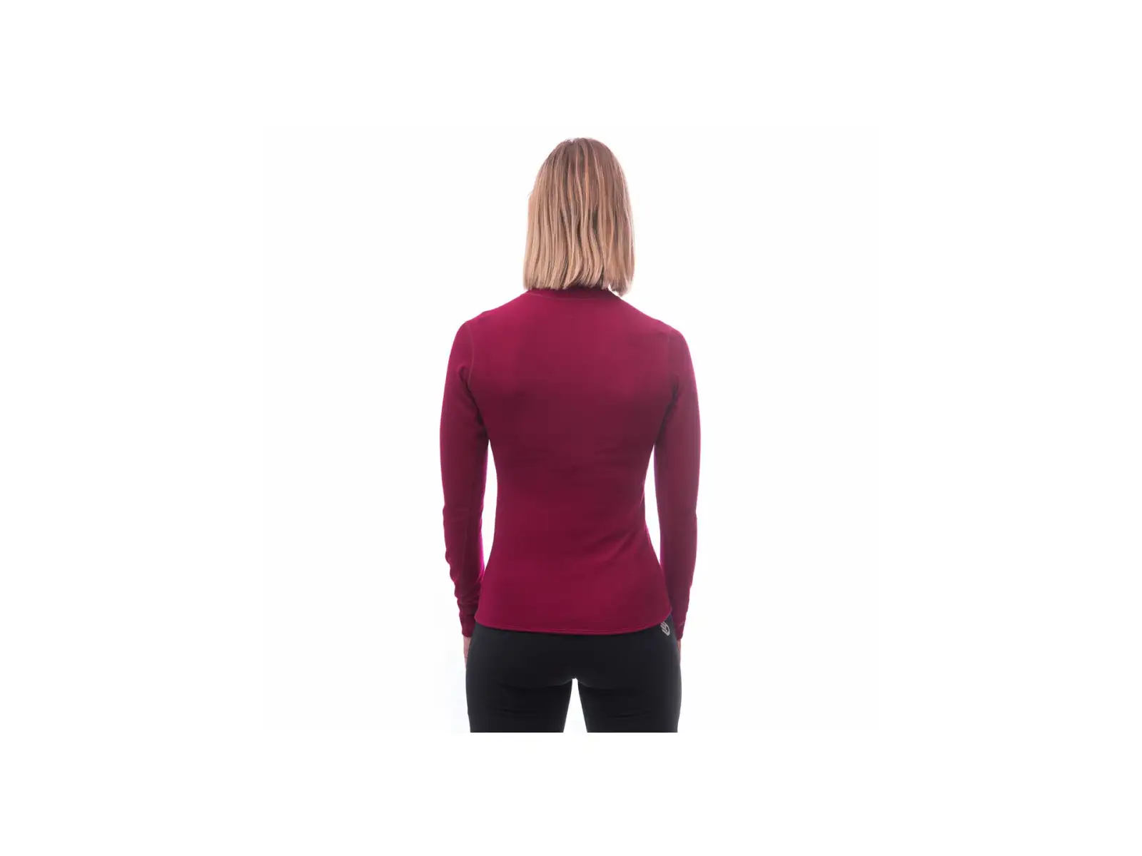 Sensor Double Face Damen-Shirt Langarm Lilla