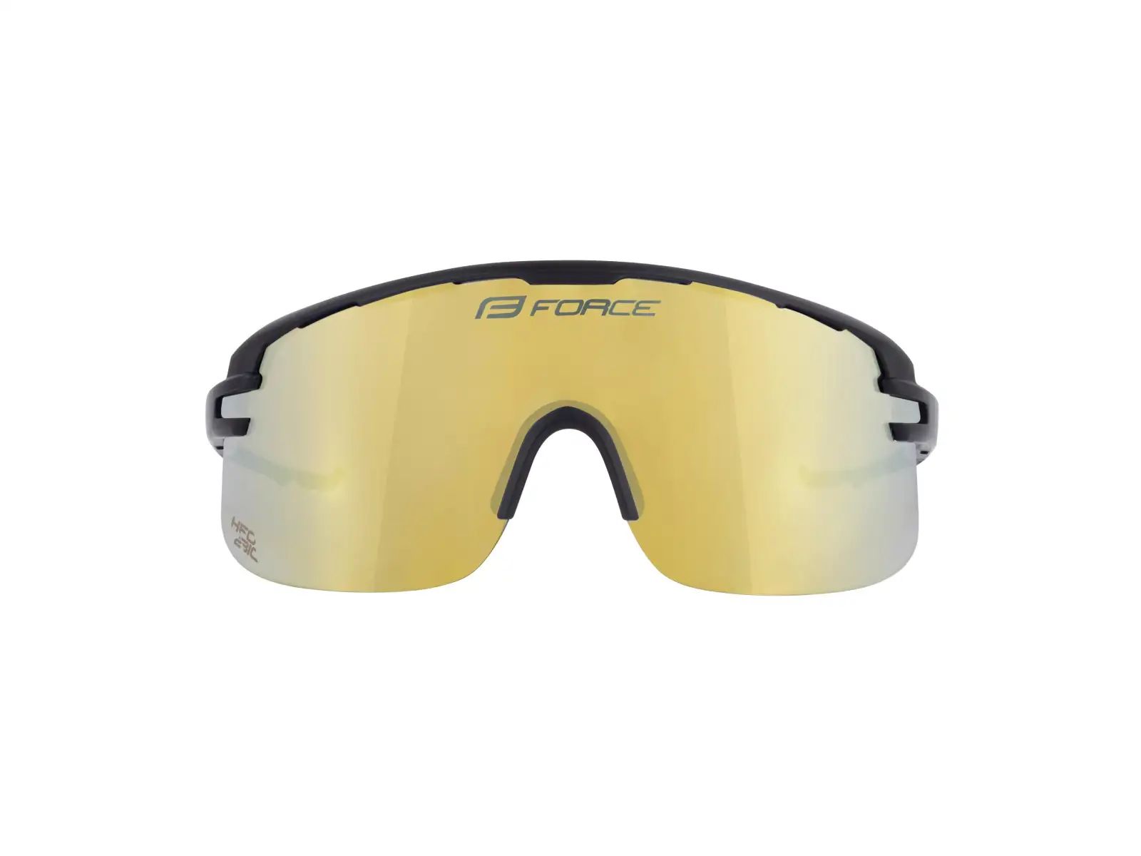 Force Epic Brille schwarz/gelb Spiegelglas