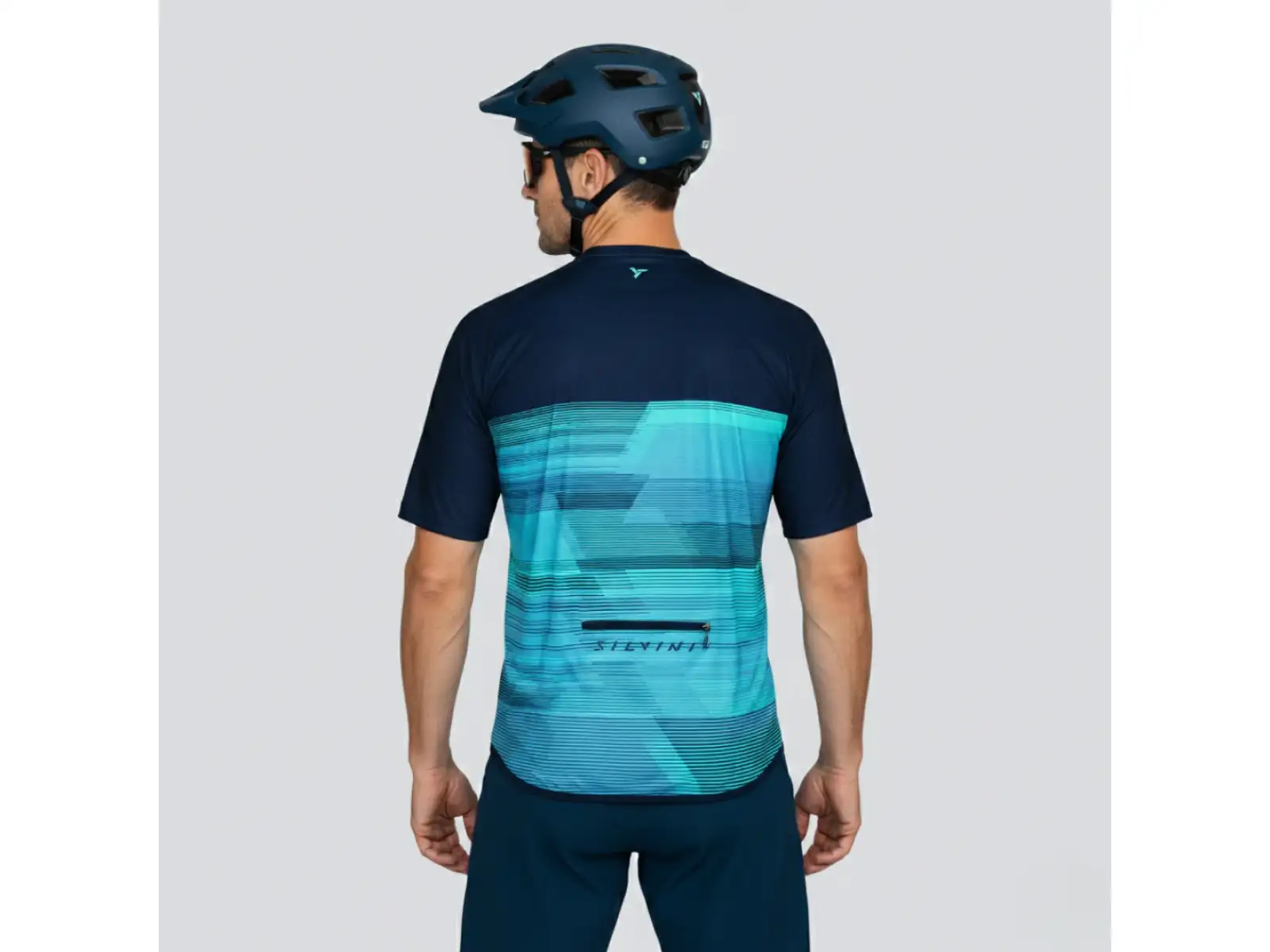 Silvini Turano Herren-Trikot Kurzarm Navy Ocean