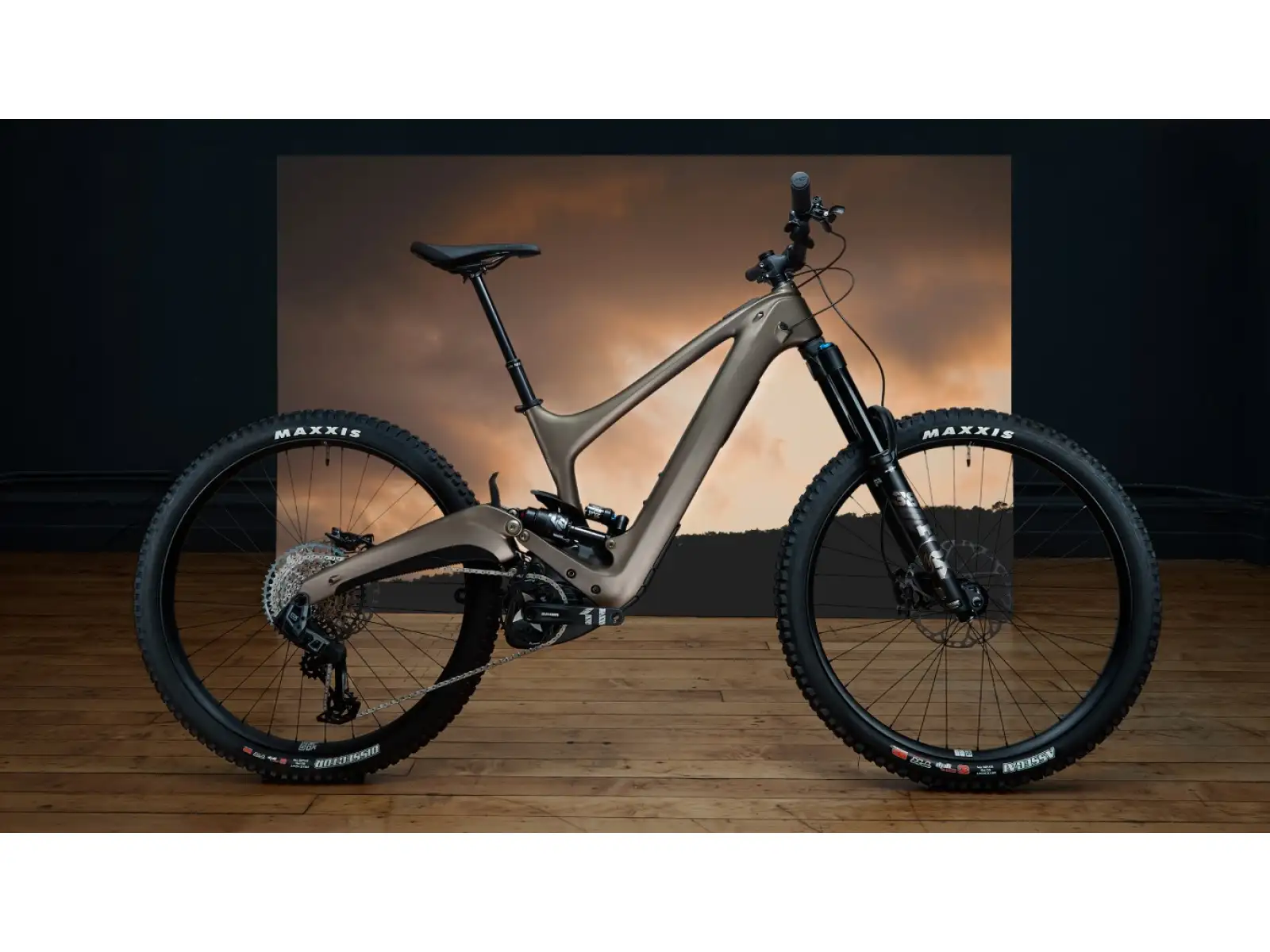 Ibis Oso GX T-Type vollgefedertes Elektrofahrrad Bronze