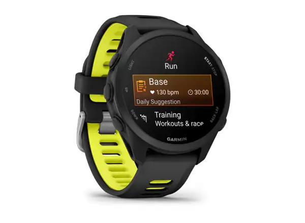 Garmin Forerunner 170 Music mit Armband Black/Amp Yellow