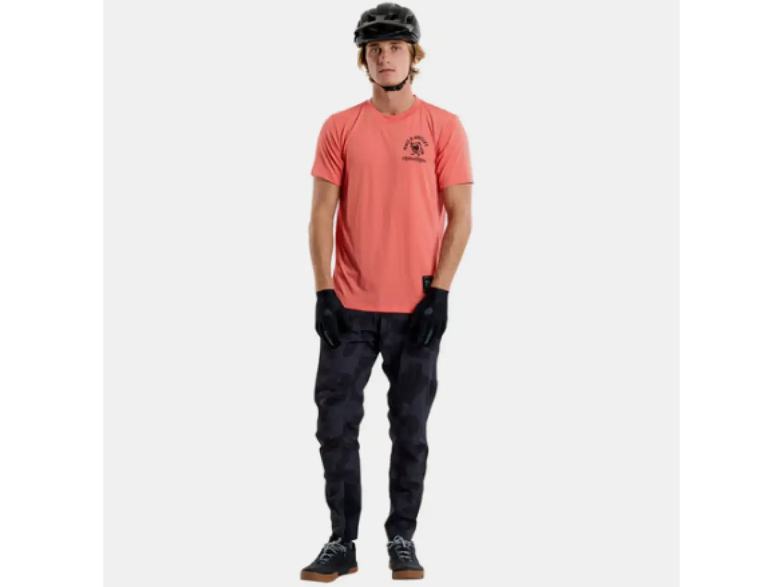Troy Lee Designs Skyline Ride Tee Herren Trikot Kurzarm P&W Melon
