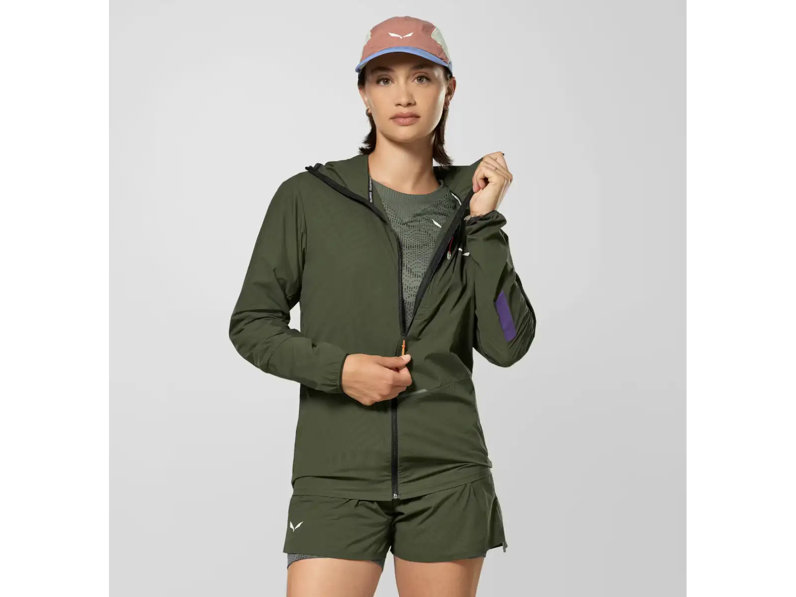 Salewa Pedroc Wind Light Damenjacke Dark Olive