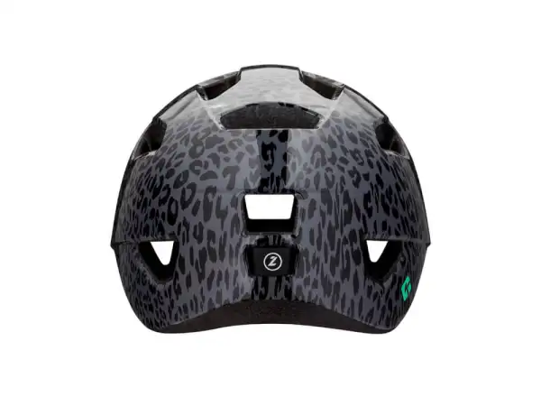 Lazer NUTZ KC Kinderhelm Schwarz Leopardenmuster Größe Uni (50-56 cm)