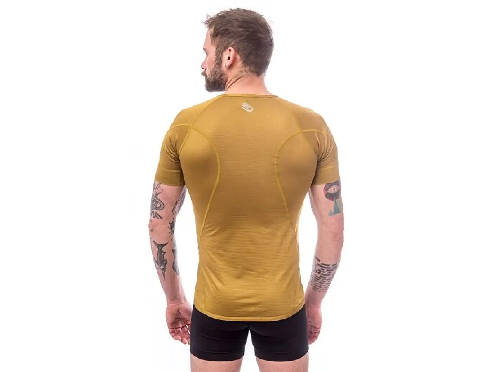 Sensor Coolmax Tech Herren T-Shirt Kurzarm Mustard