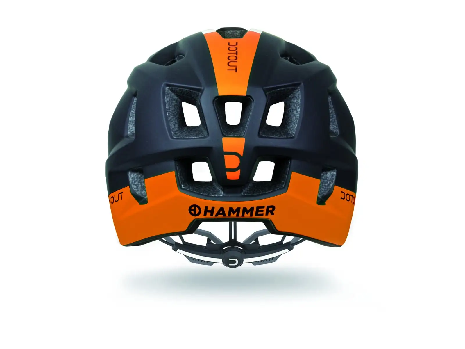 Dotout Hammer Helm Matt Schwarz/Matt Orange